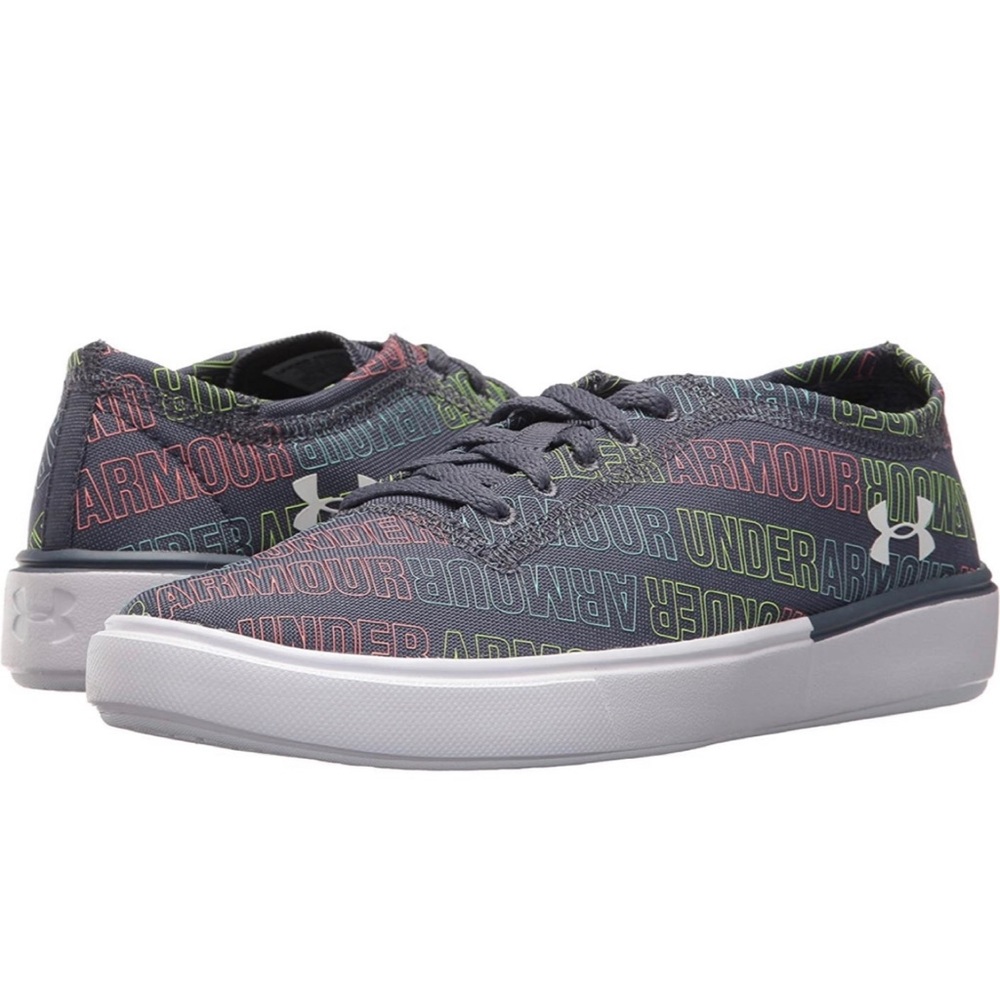 Under Armour Kickit2 Word Mark 4.5 Big Kids Sneakers - Picture 2 of 9